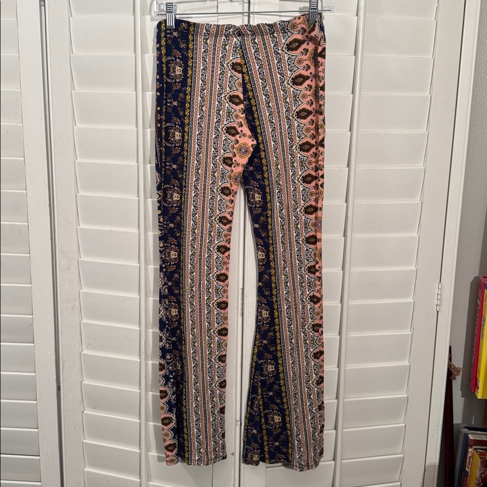Bohemian Multicolor Patterned Pants - image 2